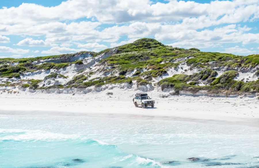 Car on Australian Beach