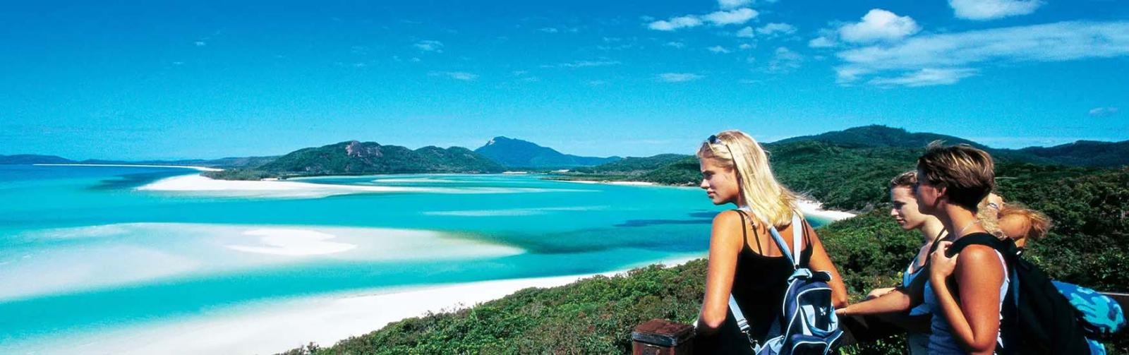 Overlooking Whitehaven Beach