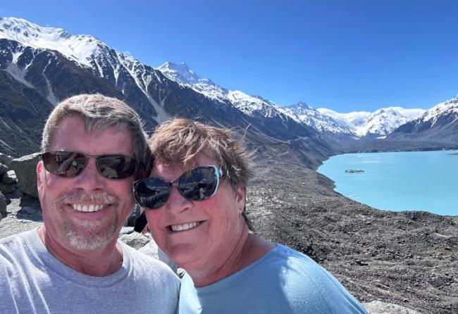 Tasman Glacier lake