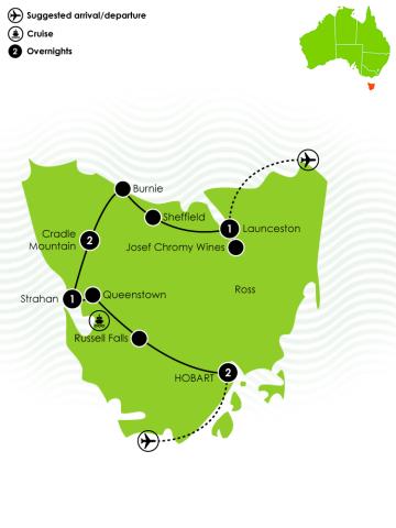 Tassie’s Parks and Nature Large Map